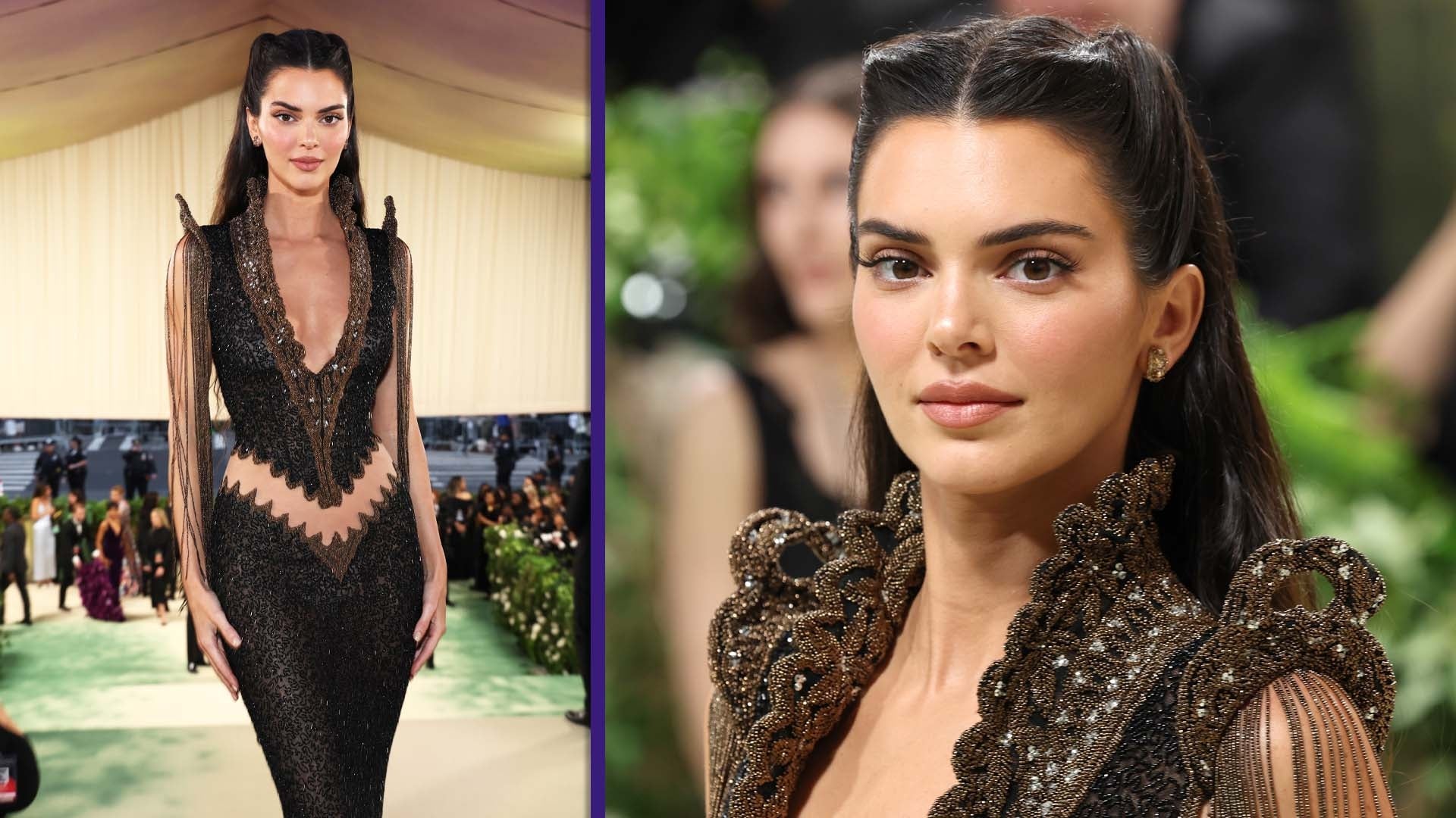 Watch Kendall Jenner Bring Dark Fairy Vibes to 2024 Met Gala Carpet