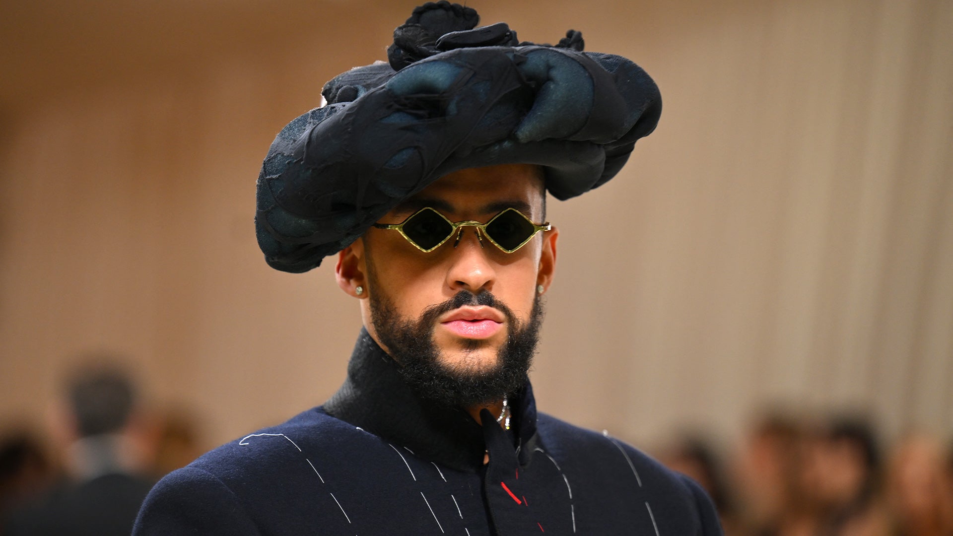 Met Gala 2024: Bad Bunny Makes a Statement With Hat and Shades 