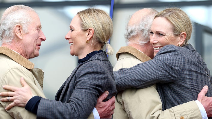 King Charles and Niece Zara Tindall Have Emotional Reunion at Windsor Horse Show