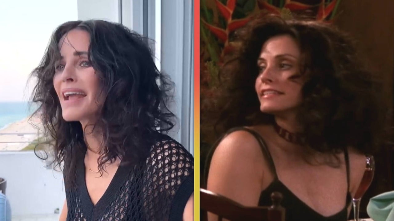 Watch Courteney Cox Recreate Monica's Famous 'Friends' Frizzy Hair Scene