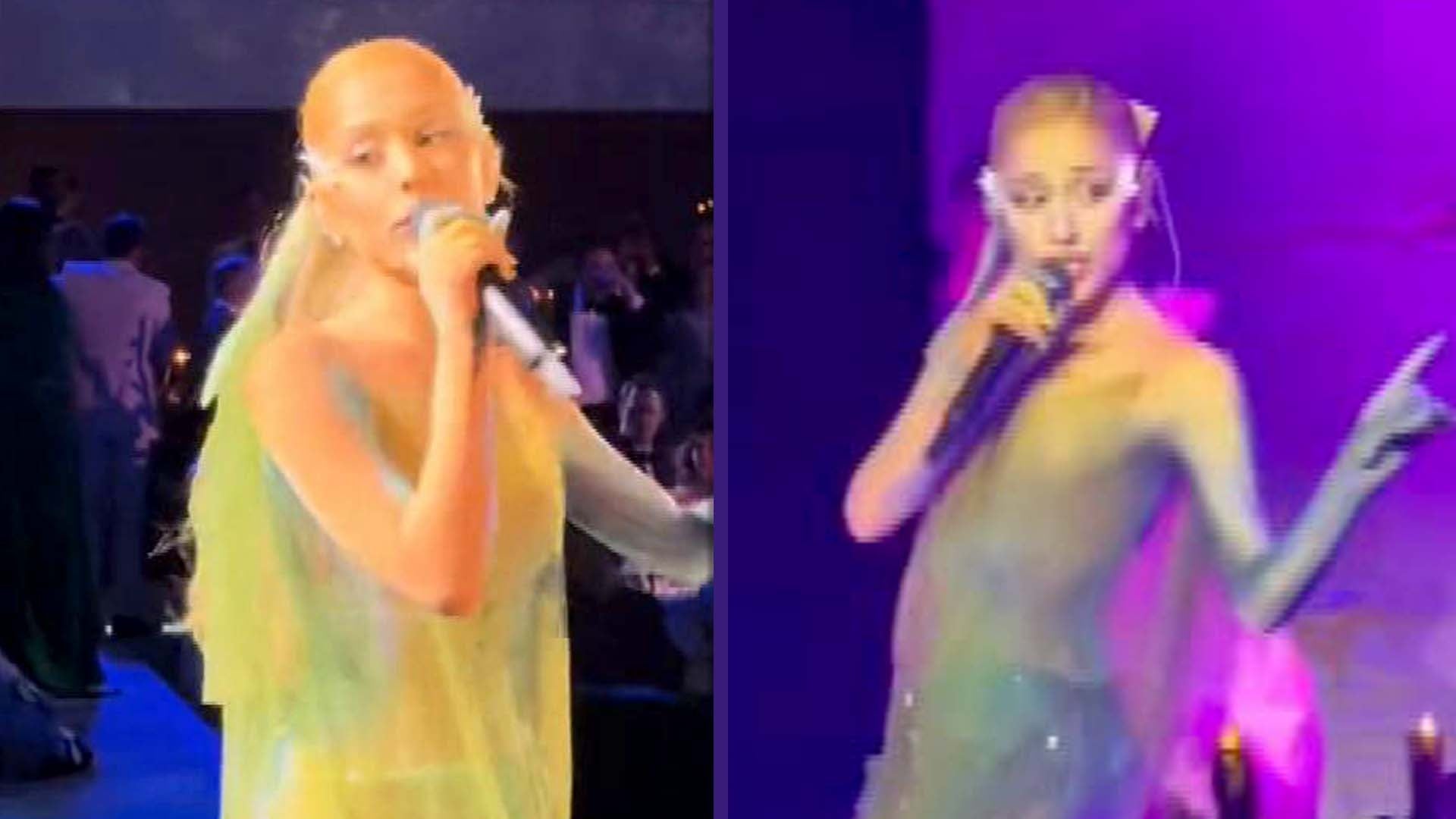 Ariana Grande Gives Surprise Performance Inside 2024 Met Gala