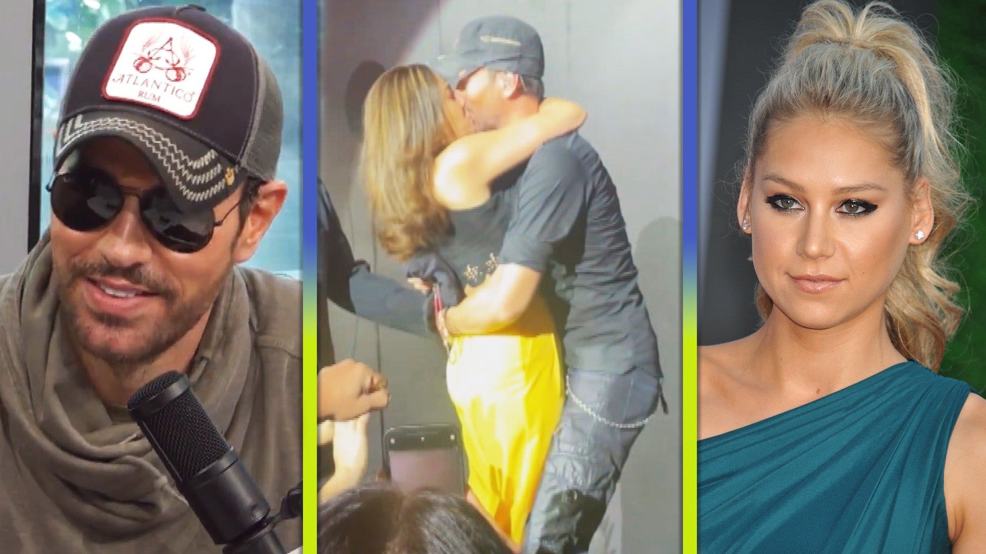 Enrique Iglesias Explains How Anna Kournikova Feels About Him Kissing Fans on Stage