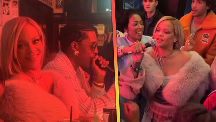 Rihanna and A$AP Rocky Get Into Karaoke Battle!