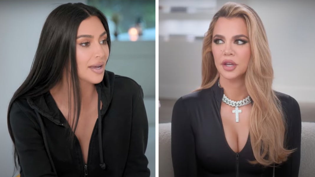 Kim Kardashian and Khloé Kardashian
