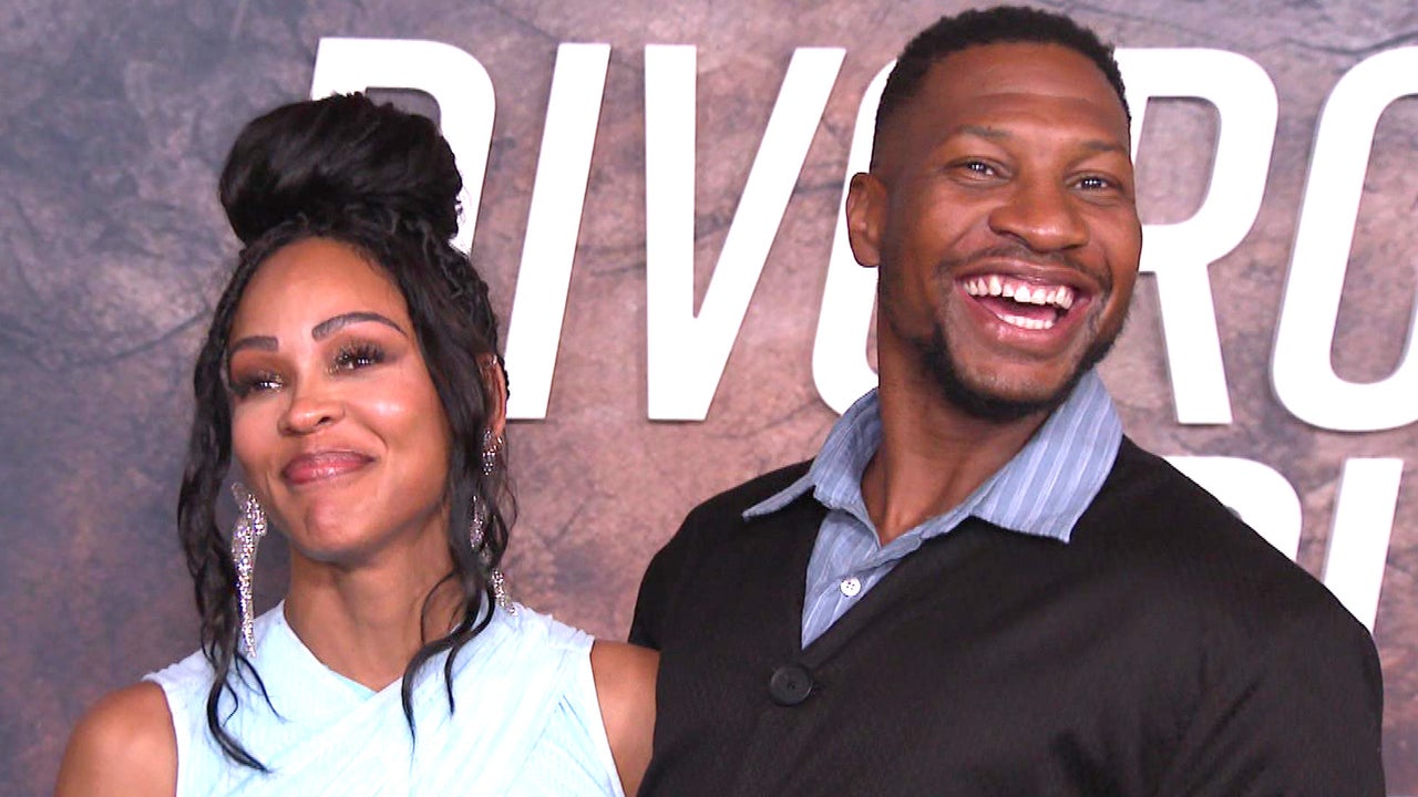 Jonathan Majors Supports Meagan Good at ‘Divorce in the Black’ Premiere