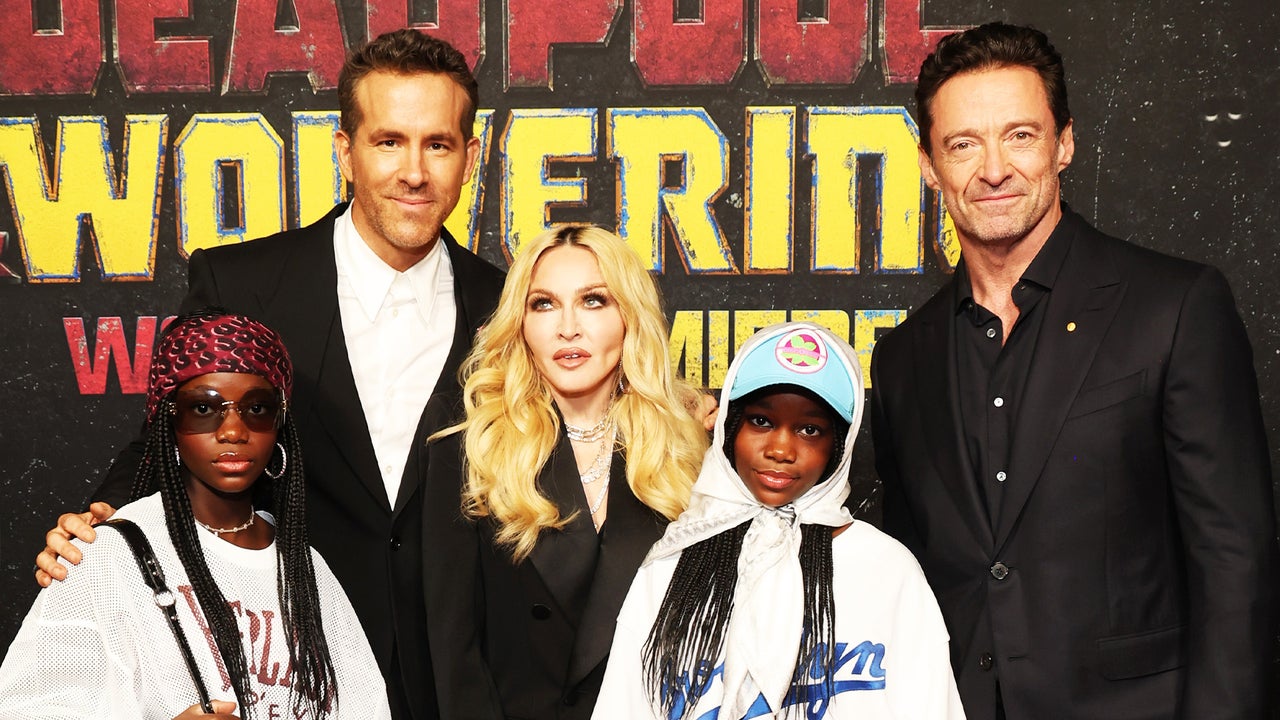Madonna’s Twin Daughters Make Rare Red Carpet Appearance Alongside Ryan Reynolds and Hugh Jackman