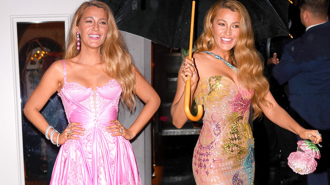 ‘It Ends With Us’ Premiere Hit With Torrential Downpour as Blake Lively Stuns in Two Looks
