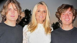 Charlie Sheen and Brooke Mueller's Twin Sons Make Rare Appearance at