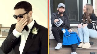 Eminem Gets Emotional as Daughter Hailie Jade Reveals Pregnancy to Him in 'Temporary' Music Video