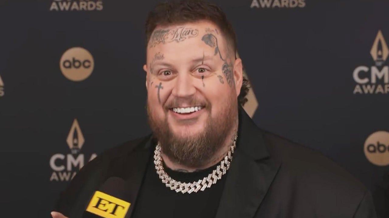 Jelly Roll Talks with ET’s Rachel Smith at CMA Awards 2023