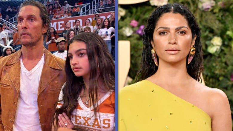 Matthew McConaughey's 15-Year-Old Daughter Vida Is Mom Camila's Twin astatine  Basketball Game
