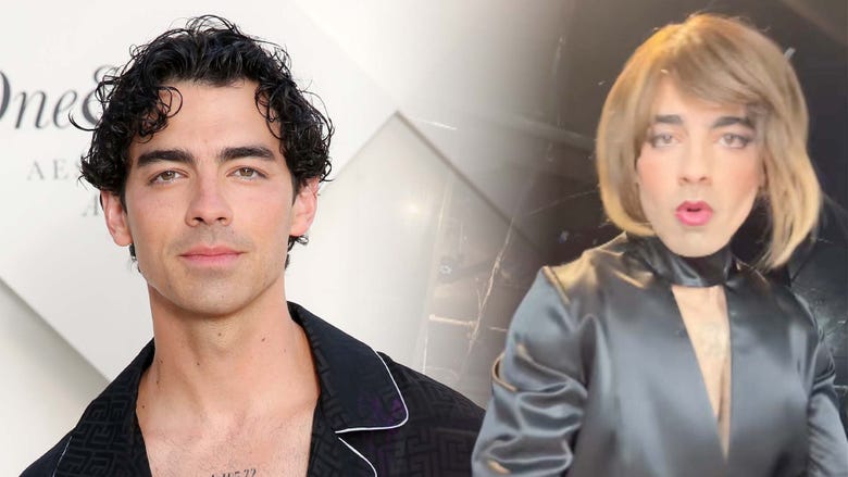 Joe Jonas Goes Full Glam successful Drag connected TikTok