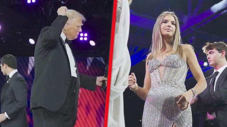 Watch Kai Trump Dance Like Grandpa Donald Trump astatine  Inauguration Ball