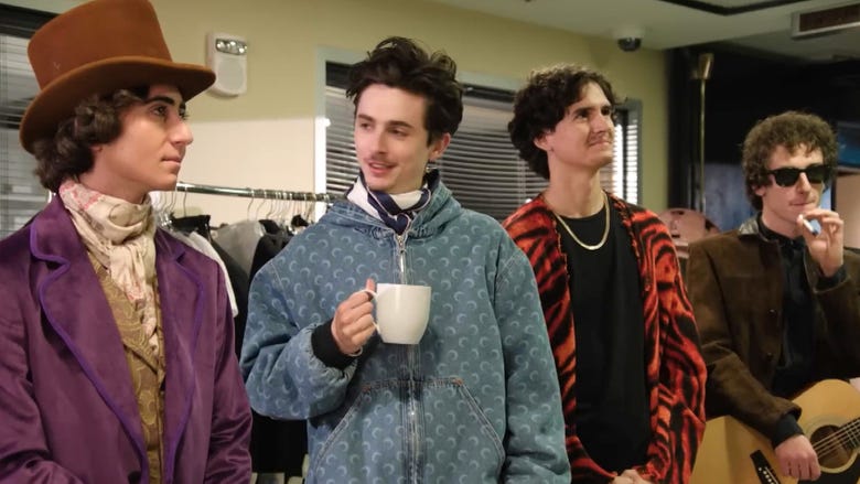 Timothée Chalamet Enlists Lookalikes for 'Saturday Night Live' Help