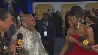 Cynthia Erivo and Danielle Deadwyler Can't Stop Sharing Compliments at 2025 SAG Awards (Exclusive)