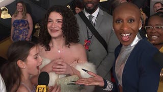 Watch Cynthia Erivo's Emotional Fan Run-In on the 2025 GRAMMYs Carpet (Exclusive)