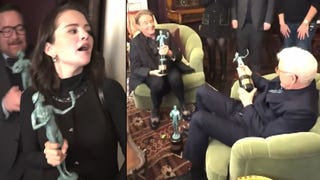 Selena Gomez Recreates SAG Win For Martin Short and Steve Martin Who Missed Out