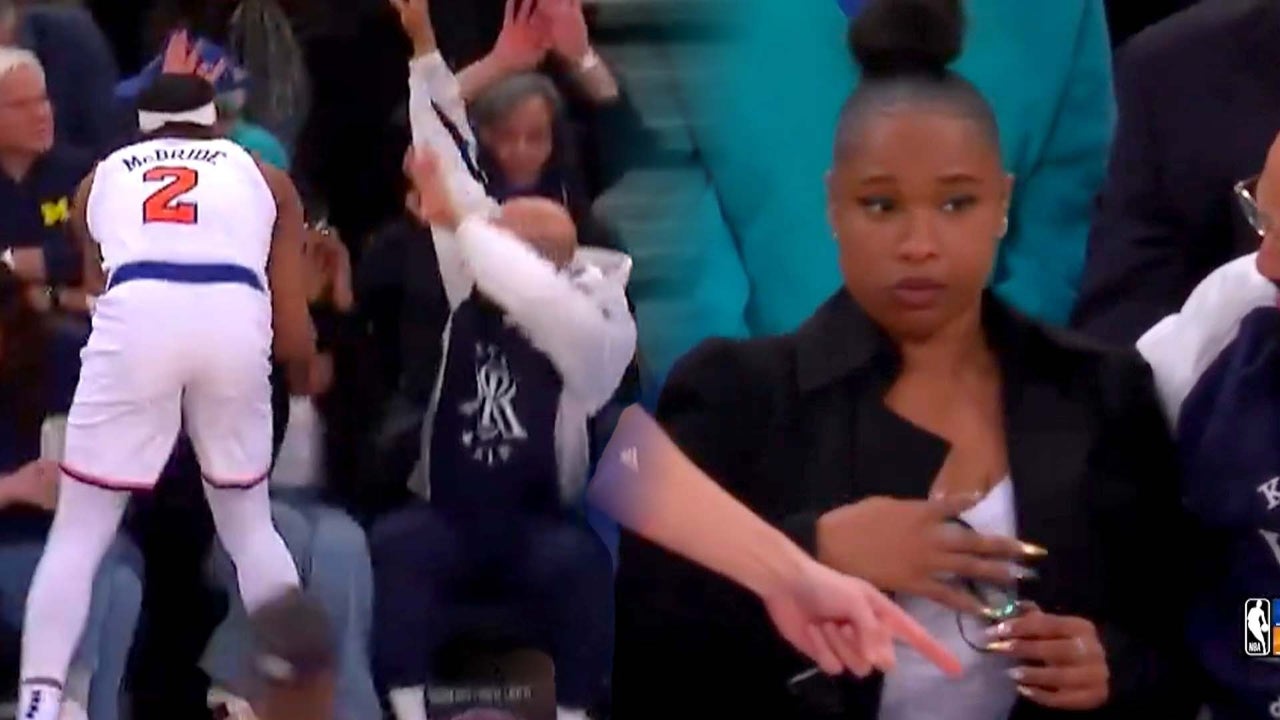 Jennifer Hudson Gets Crashed Into During NBA Game on Date Night With Common