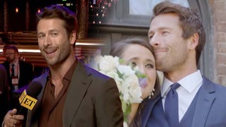 Glen Powell Reacts to His Crying at Sister's Wedding Going Viral (Exclusive)