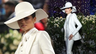 Met Gala 2025: Zendaya Channels Diana Ross and Bianca Jagger in All-White Suit