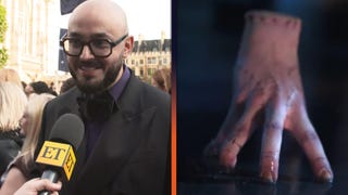 'Wednesday': Thing Actor Victor Dorobantu Can't Use His Own Hand on Set! (Exclusive)