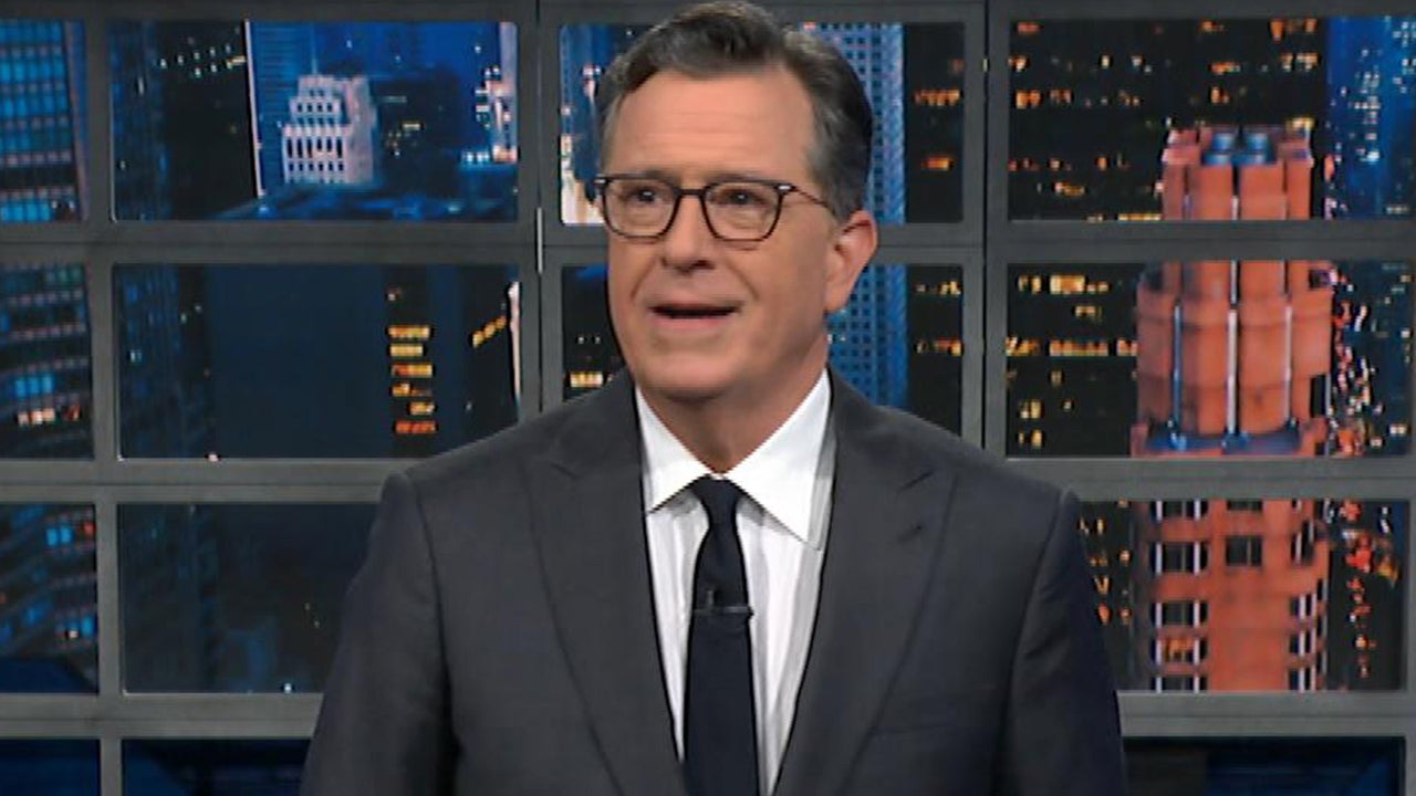 Stephen Colbert Roasts President Trump After 'Late Show' Cancelation