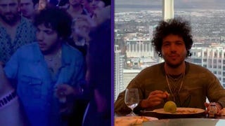 Benny Blanco Celebrates Bachelor Party at Las Vegas Nightclub