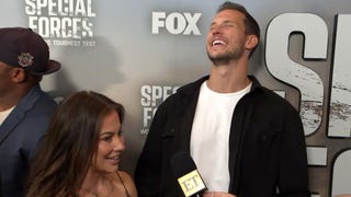 Shawn Johnson Reminds Husband Andrew East Mid-Interview He Owes Her a Fiji Trip