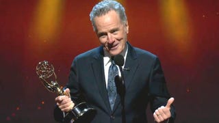 Bryan Cranston Accepts Creative Arts Emmy on 'Kimmel' After Not Being Able to Attend