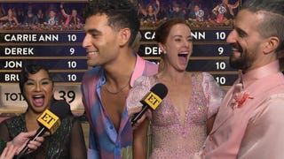 'DWTS’: Jordan Chiles and Whitney Leavitt React to Landing Season’s First 10s! (Exclusive)