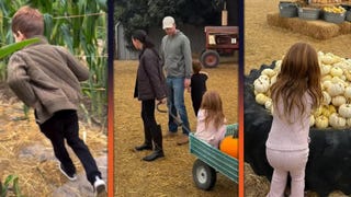 Meghan Markle and Prince Harry Take Archie and Lilibet Pumpkin Picking in Rare Family Video