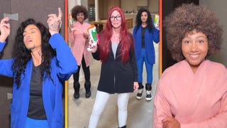 North West Gets Kim Kardashian and Kris Jenner to Do TikToker Halloween Costumes