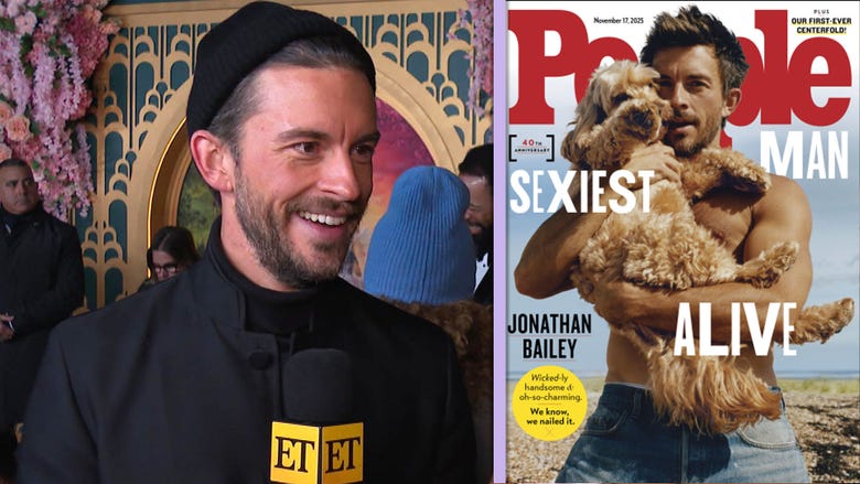 Jonathan Bailey React to His Dog Going Viral After 'Sexiest Man Alive' Reveal (Exclusive)