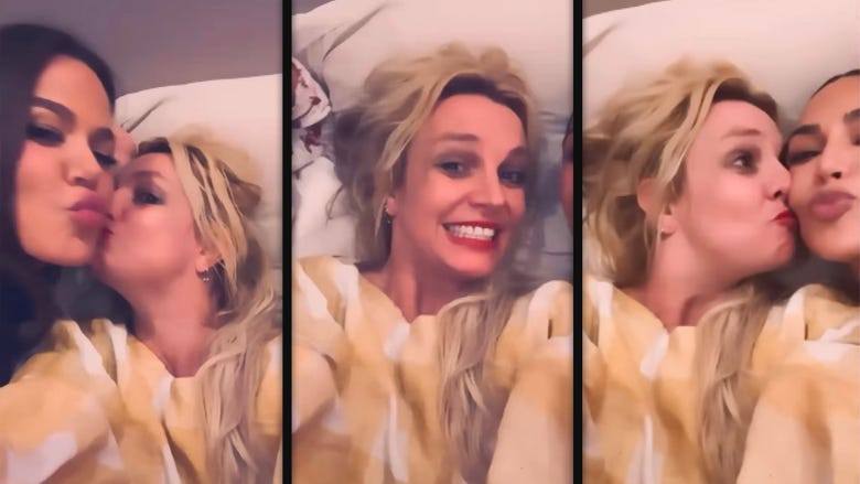 Britney Spears Hangs With Kim and Khloé Kardashian Amid Kevin Federline Memoir Fallout