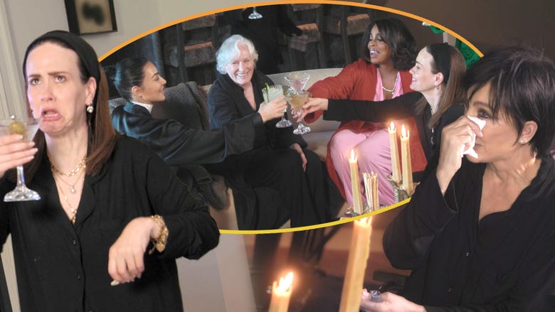 Inside Kim Kardashian's 'All's Fair' PJ Party: Martinis, Movies, Tears and More!