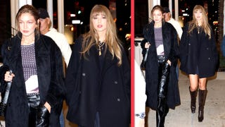 Taylor Swift and Gigi Hadid Have Stylish Girls' Night Out in NYC