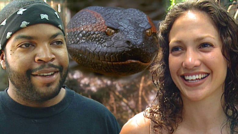 'Anaconda': Never-Before-Seen Footage With Jennifer Lopez and Ice Cube | ET Vault Unlocked