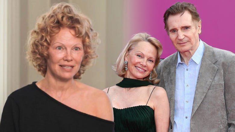 Pamela Anderson Reveals the Truth About Liam Neeson Romance