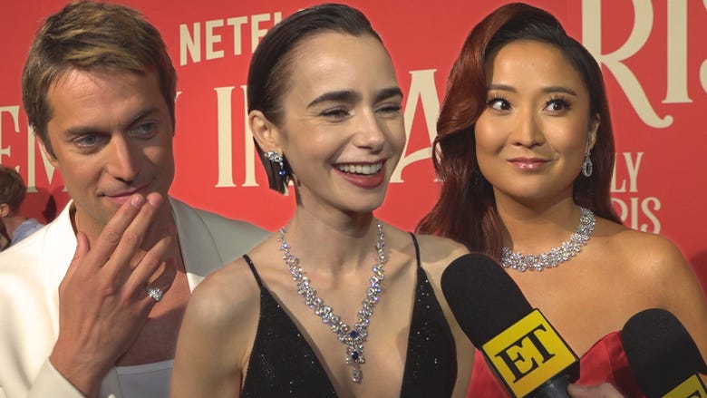 'Emily in Paris' Cast Weighs In on How Long Emily's Actually Been in France (Exclusive)