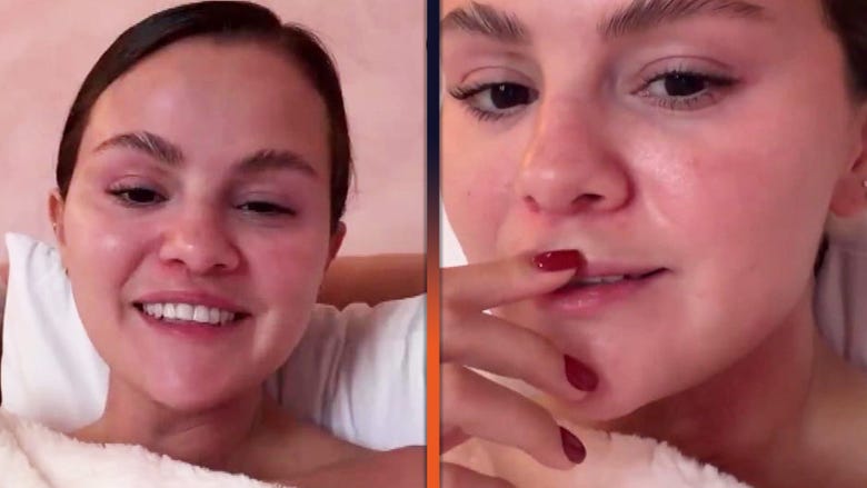 Selena Gomez Reacts to Fan Question About Her Mustache Grooming Routine