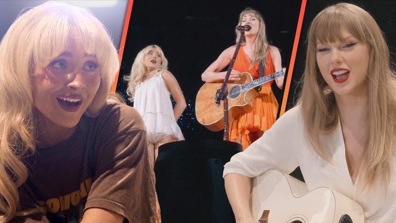 Taylor Swift Jokes Sabrina Carpenter Is Her Child on 'The End of an Era'