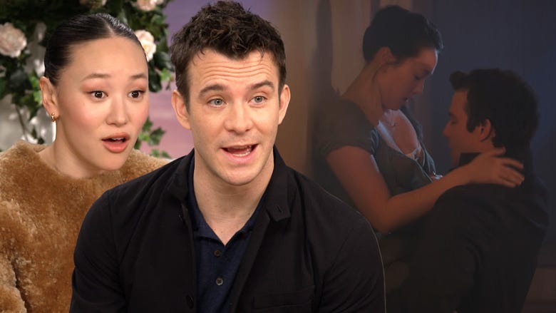 'Bridgerton' Season 4: Yerin Ha and Luke Thompson on That Steamy Staircase Sex Scene (Exclusive)