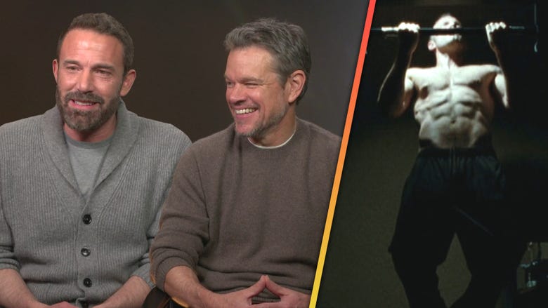 Matt Damon Ribs Ben Affleck for Shirtless 'The Rip' Scene (Exclusive)