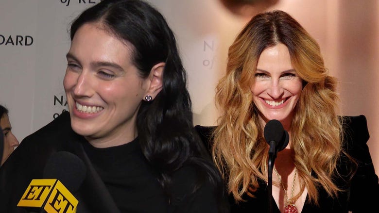 Eva Victor Reacts to Julia Roberts’ On-Stage Shoutout at the Golden Globes (Exclusive)