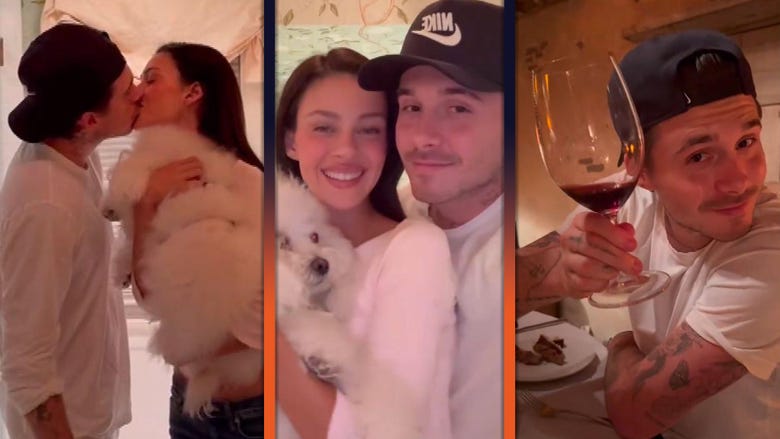 Brooklyn and Nicola Peltz Beckham Kiss and Enjoy the Good Life Amid Family Feud