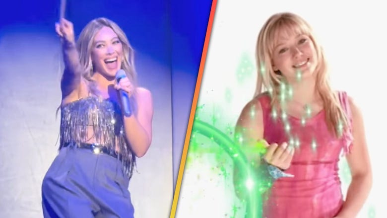 Hilary Duff Reenacts Iconic Disney Channel Wand Video