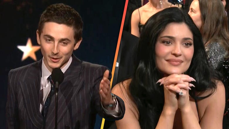 Timothée Chalamet Declares Love for Kylie Jenner on Critics’ Choice Stage