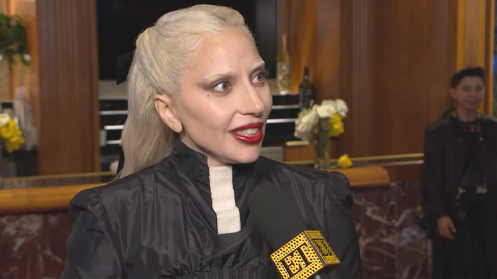 2026 GRAMMYs Lady Gaga Praises Fans Who Really Helped Me Get Here ETD GRAMMYS INTV Lady Gaga 20260201