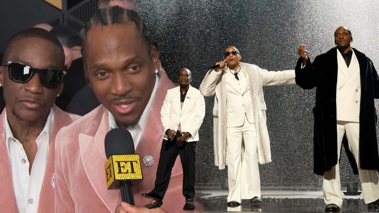 Pharrell Williams and Clipse Bring Snow to 2026 GRAMMYs Performance