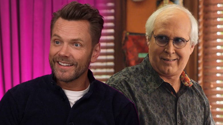 Joel McHale Wants Chevy Chase on 'House of Villains' as He Shares 'Community' Movie News (Exclusive)